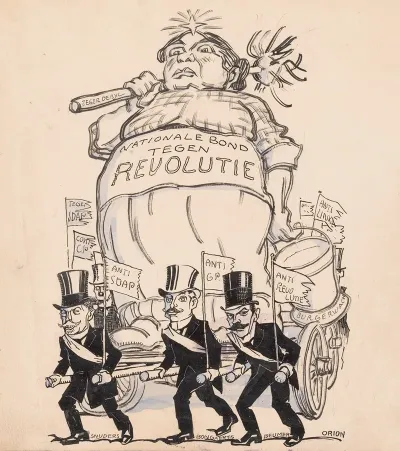 Praalwagen Van De Nationale Bond Tegen Revolutie