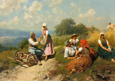 Prachtvolle Sommerlandschaft Im Alpenvorland