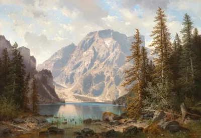 Pragser Wildsee Mit Dem Seekofel Tirol
