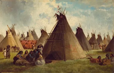 Prairie Indian Encampment