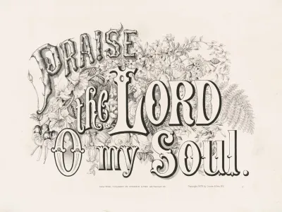 Praise The Lord O My Soul
