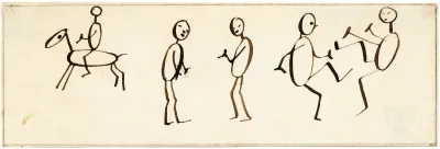 Pratende En Dansende Mannetjes Mannetje Te Paard