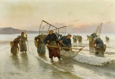 Prawn Fishing In Normandy