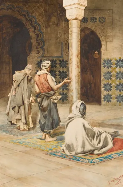 Prayer In The Mosque 2