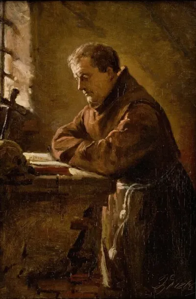 Praying Monk