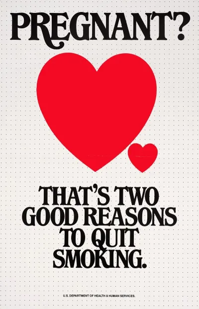 Pregnant Thats Two Good Reasons To Quit Smoking