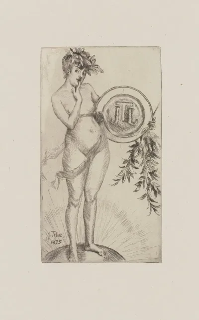 Premier Frontispice Avec Le Monogramme