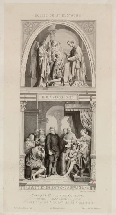 Premiere Communion Du Saint Le Saint Renonce A Sa Famille Et