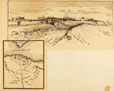 Present Appearance Of British Entrenchment Yorktown