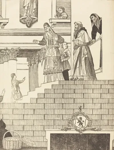 Presentation Of The Virgin In The Temple Right Plate