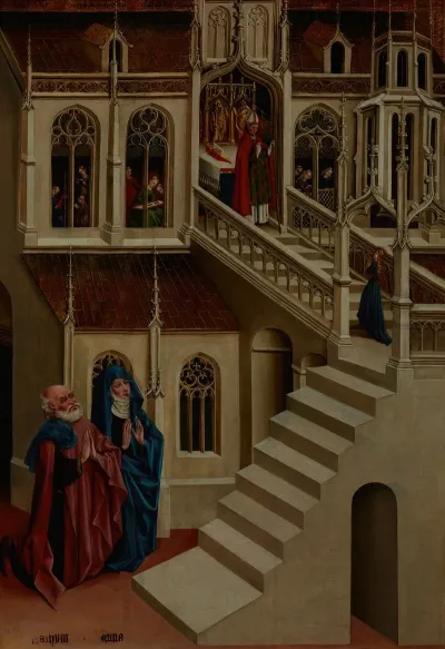 Presentation Of The Virgin Mary In The Temple Altar Panel From Marienfeld