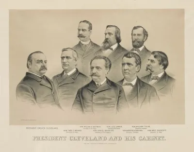 President Cleveland And His Cabinet 2