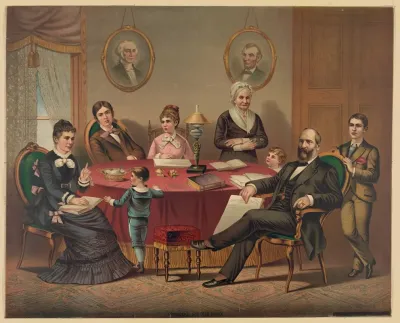 President Garfield Family