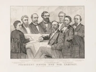 President Hayes And His Cabinet