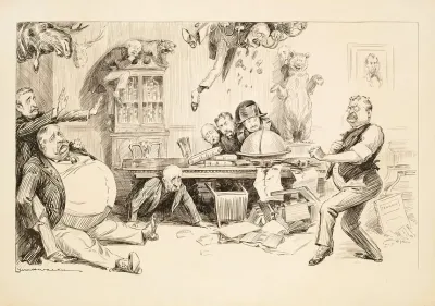 President Theodore Roosevelt At The White House Angry And Ready To Fight