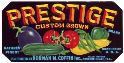 Prestige Brand Produce Label