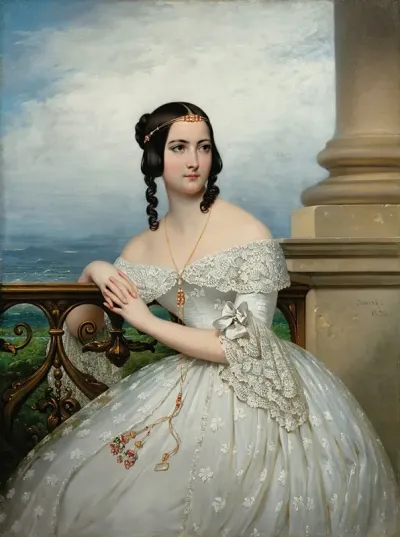 Presumed Portrait Of Miss White