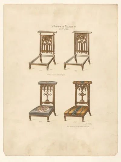 Prie Dieu Gothique