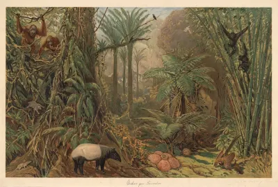 Primeval Forest On Sumatra