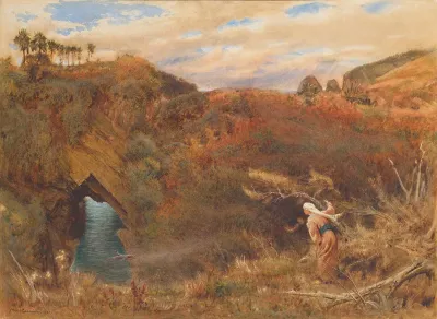 Prince Camaralzaman Watching The Robber Of The Talisman