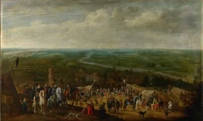 Prince Frederik Hendrik At The Siege Of S Hertogenbosch 1629