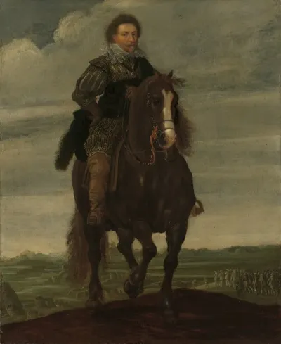 Prince Frederik Hendrik On Horseback