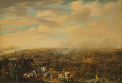 Prince Maurice At The Battle Of Nieuwpoort 2 July 1600