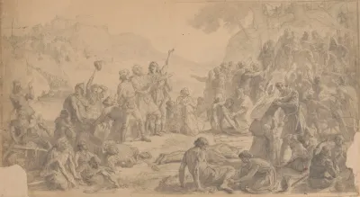 Princess Dowry 1894 Sketch For A Painting