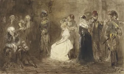 Prinses Elisabeth Van Frankrijk In De Gevangenis 10 Mei 1794