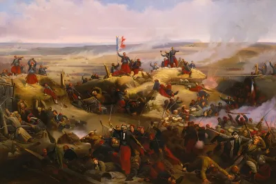Prise De La Gorge De Malakoff September 1855