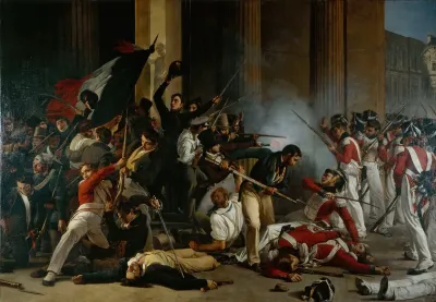 Prise Du Louvre Le 29 Juillet 1830 Massacre Des Gardes Suisses