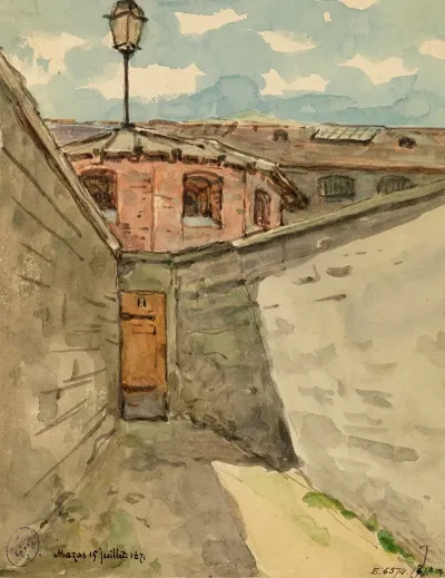 Prison Mazas 12eme Arrondissement 15 Juillet 1871