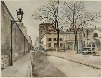 Prison Sainte Pelagie Rue De La Clef En 1895 5eme Arrondissement
