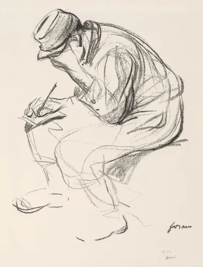 Prisoner Of War Writing A Letter