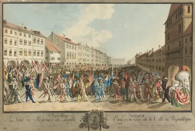 Procession Bernoise Dedie A Messieurs Du Louable Etat Exterieur De La Ville Et Republique De Berne