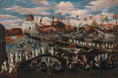 Procession For The Feast Of The Redeemer Venice