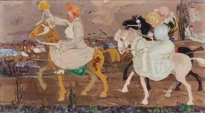 Procession From The Series Childrens Poses