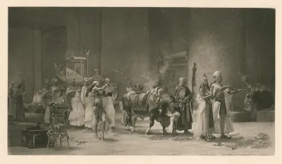 Procession Of The Sacred Bull Apis