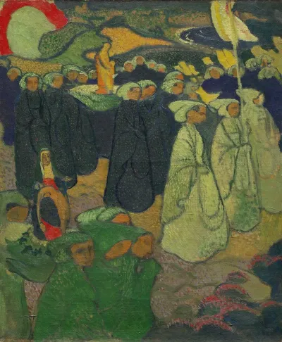 Procession Or Pardon At Perros Guirec