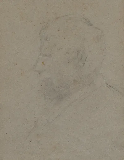 Profile Bust Of A Man Verso