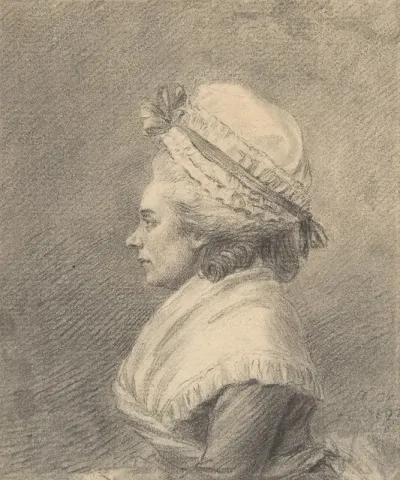 Profile Of A Lady In A Bonnet