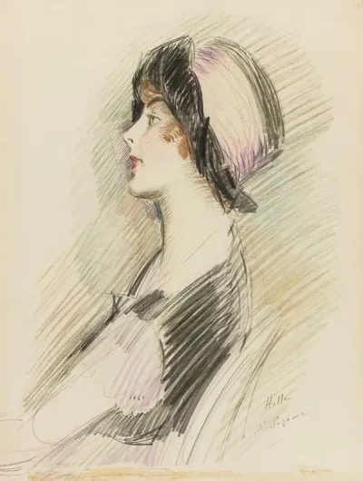 Profile Of A Young Lady
