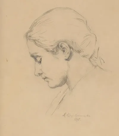 Profile Of A Young Woman 4