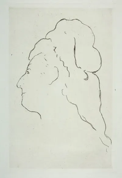 Profile Of Eva Gonzales Turned To The Left