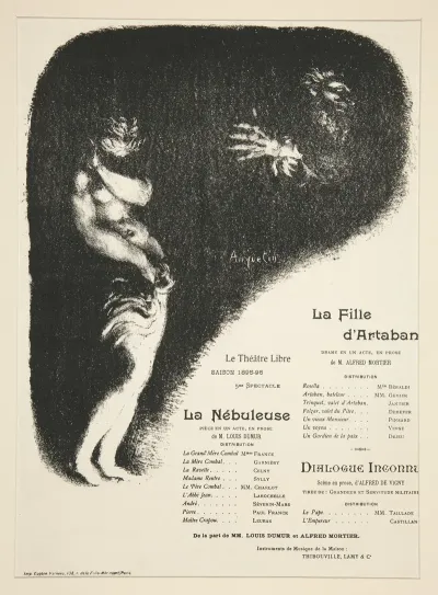 Program For Le Theatre Libre