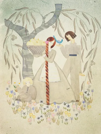 Projekt Scenograficzny Lub Ilustracja Do Basni