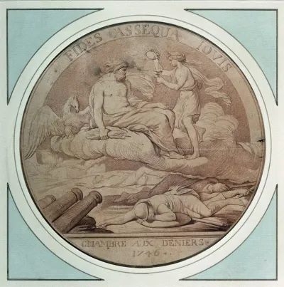 Projet De Jeton Pour Lhistoire Du Regne De Louis Xv La Chambre Du Deniers