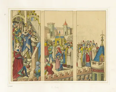 Projet De Vitrail Pour Rouen Eglise Saint Godard