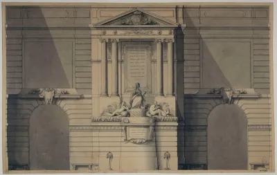 Projet Pour La Fontaine De La Rue De Grenelle