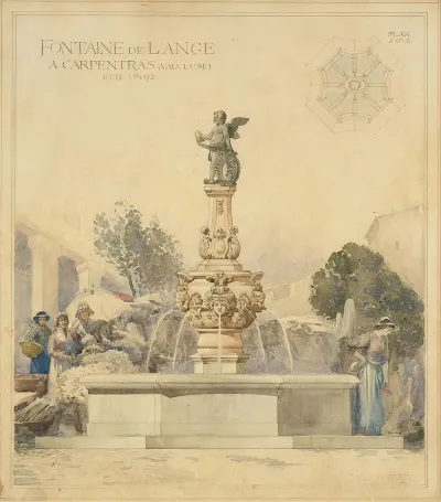 Projet Pour La Fontaine De Lange A Carpentras